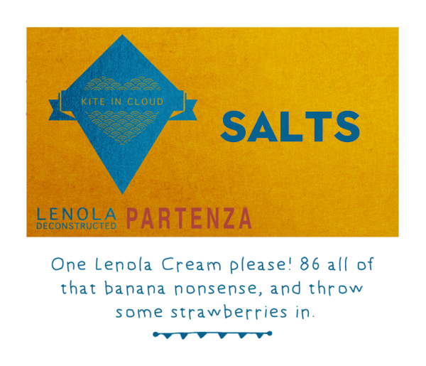 Kite in Cloud Salts - Partenza Flavored Synthetic Nicotine Solution