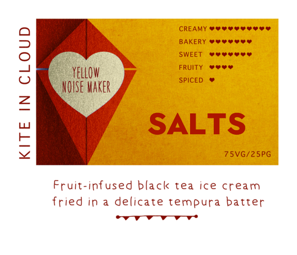 Kite in Cloud Salts - Yellow Noise Maker Flavored Synthetic Nicotine Solution